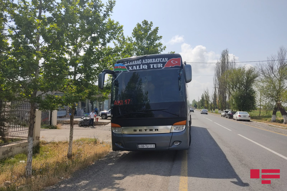 First passenger bus, left Baku for Fuzuli, reaches its destination-UPDATED 