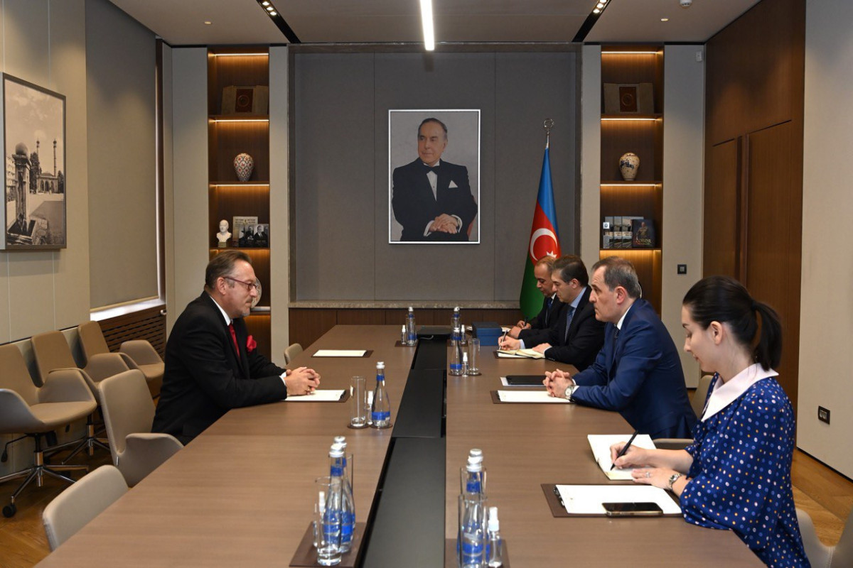 Azerbaijani FM met with Austrian and German ambassadors who completed diplomatic tenures in country