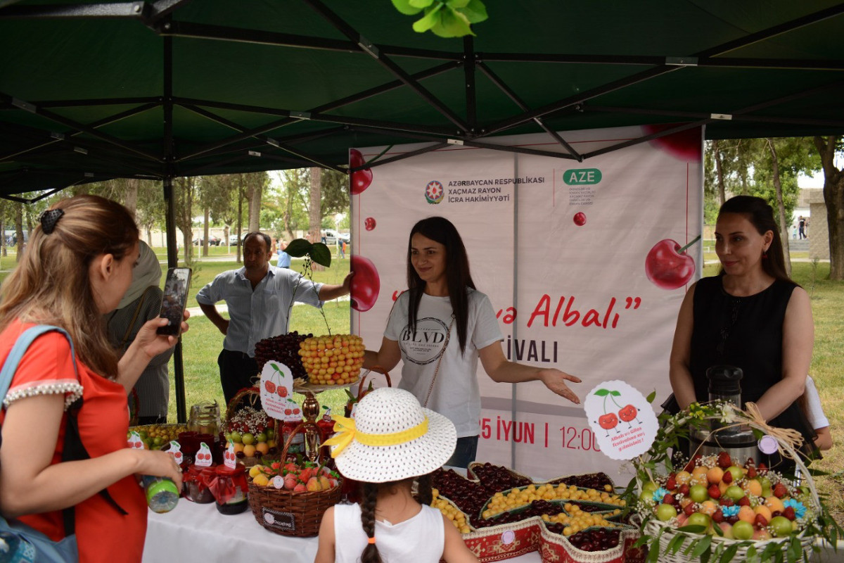 В Азербайджане впервые проведен фестиваль «Вишня и черешня»