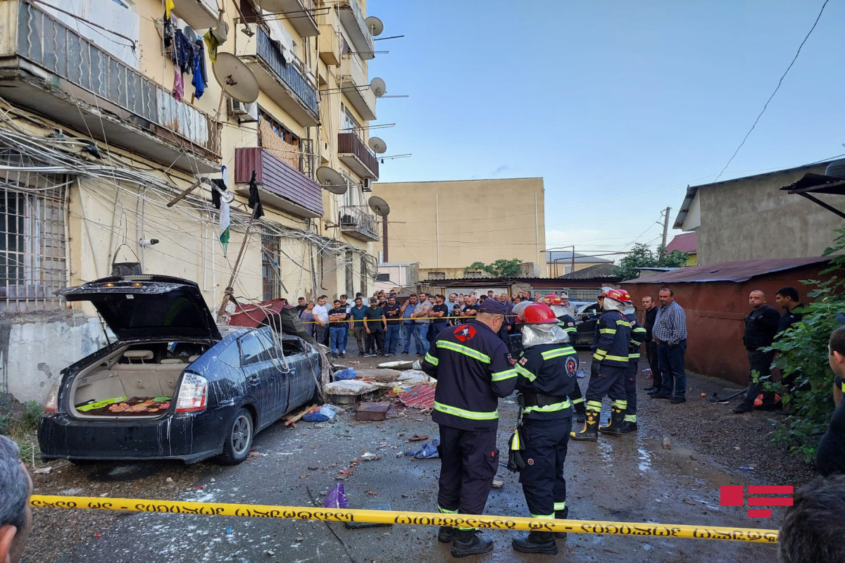Gürcüstanda azərbaycanlıların sıx yaşadığı ərazidə binanın eyvanı uçub, bir nəfər ölüb