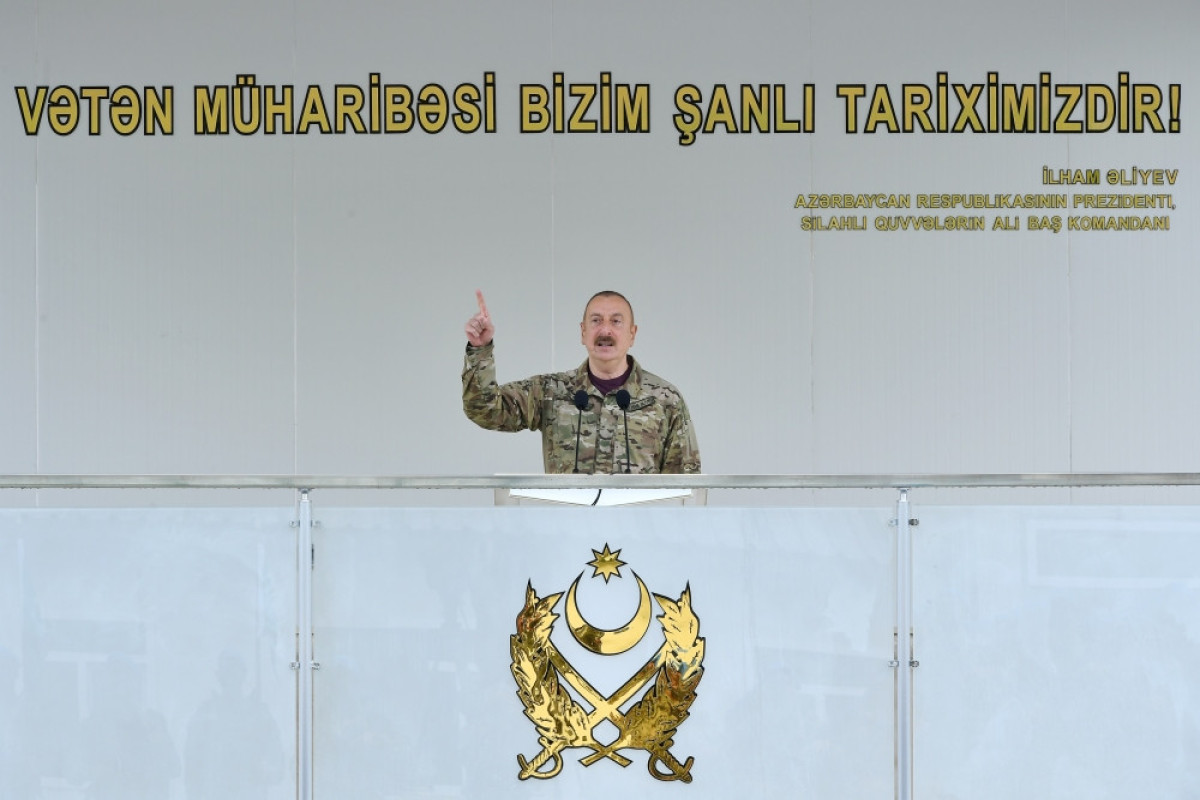 President, Victorious Commander-in-Chief Ilham Aliyev attended opening of military unit in Kalbajar district-UPDATED 