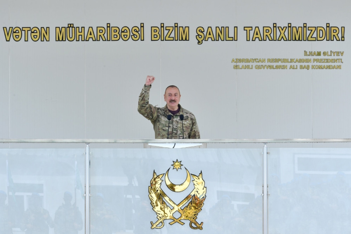 Prezident İlham Əliyev: “Ordu quruculuğu ilə bağlı işlər planlı şəkildə gedir”