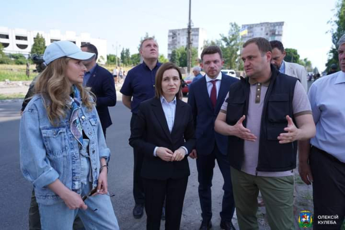 Ukraynada səfərdə olan Moldova Prezidenti: "Bu, ağlasığmaz faciədir"  - YENİLƏNİB 