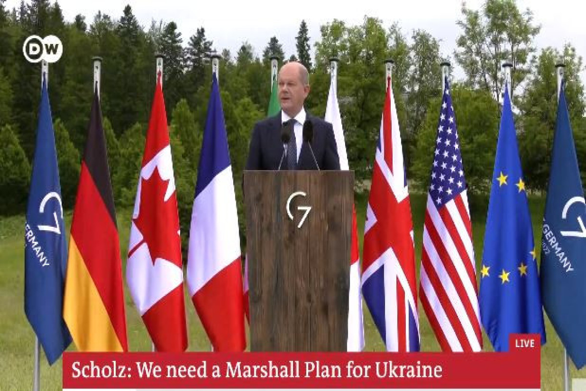 Şolts: “G7 liderlərinin vəzifəsi Rusiyanın qoşunlarını geri çəkməsini təmin etməkdir”