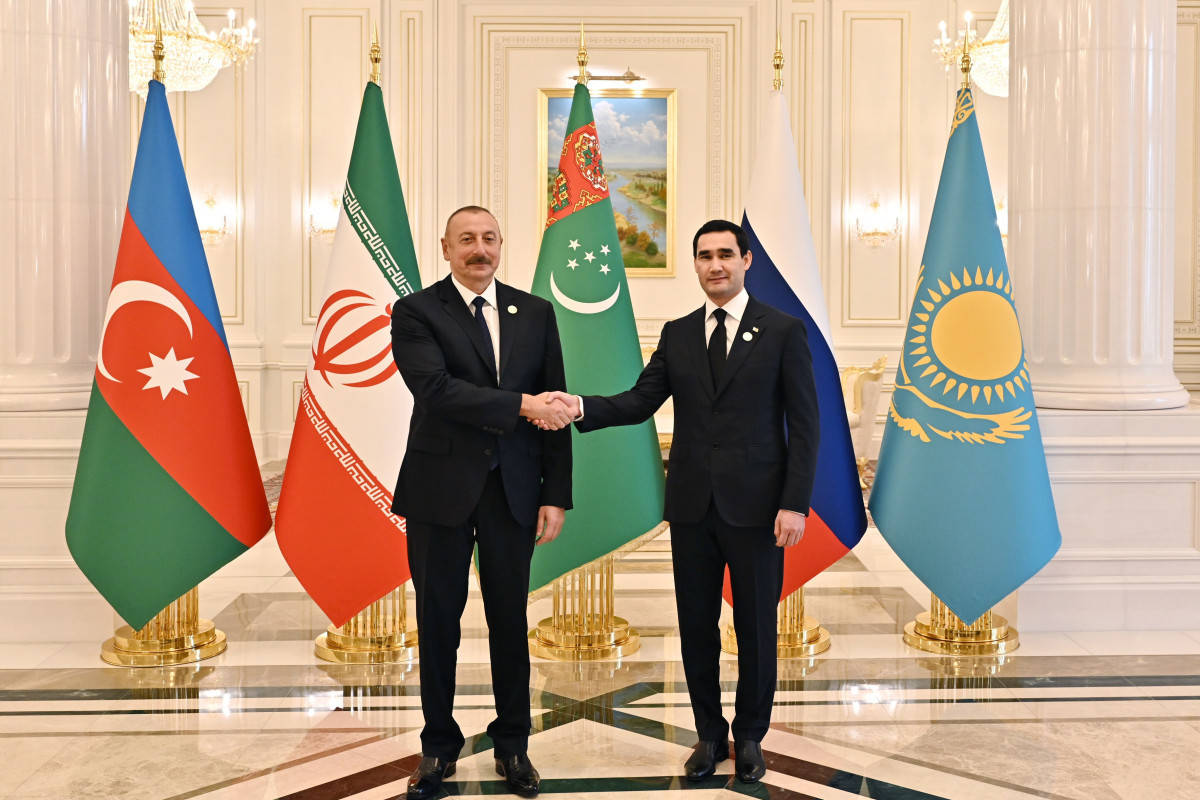 Президент  Ильхам Алиев, Президент Сердар Бердымухамедов
