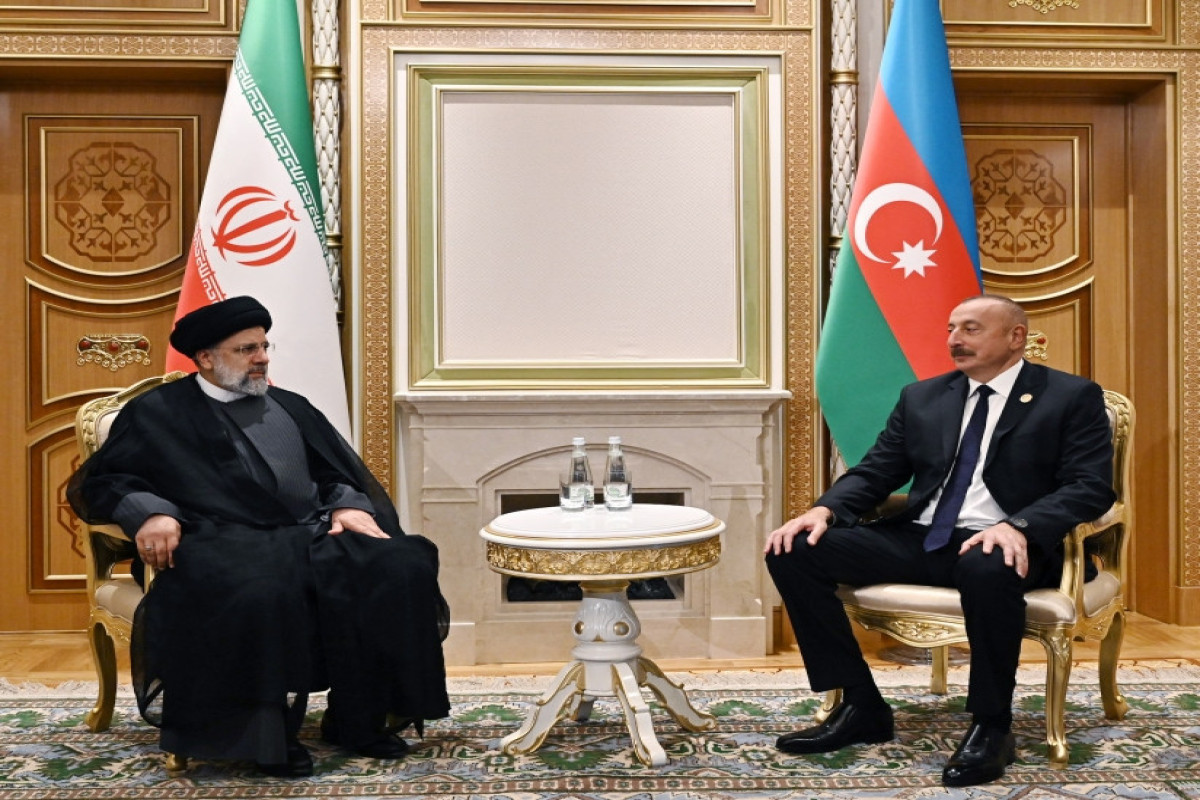 Seyyed Ebrahim Raisi and Ilham Aliyev