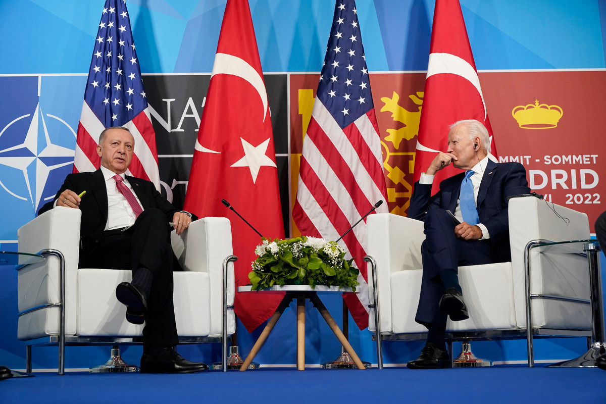Turkish President Erdogan meets US