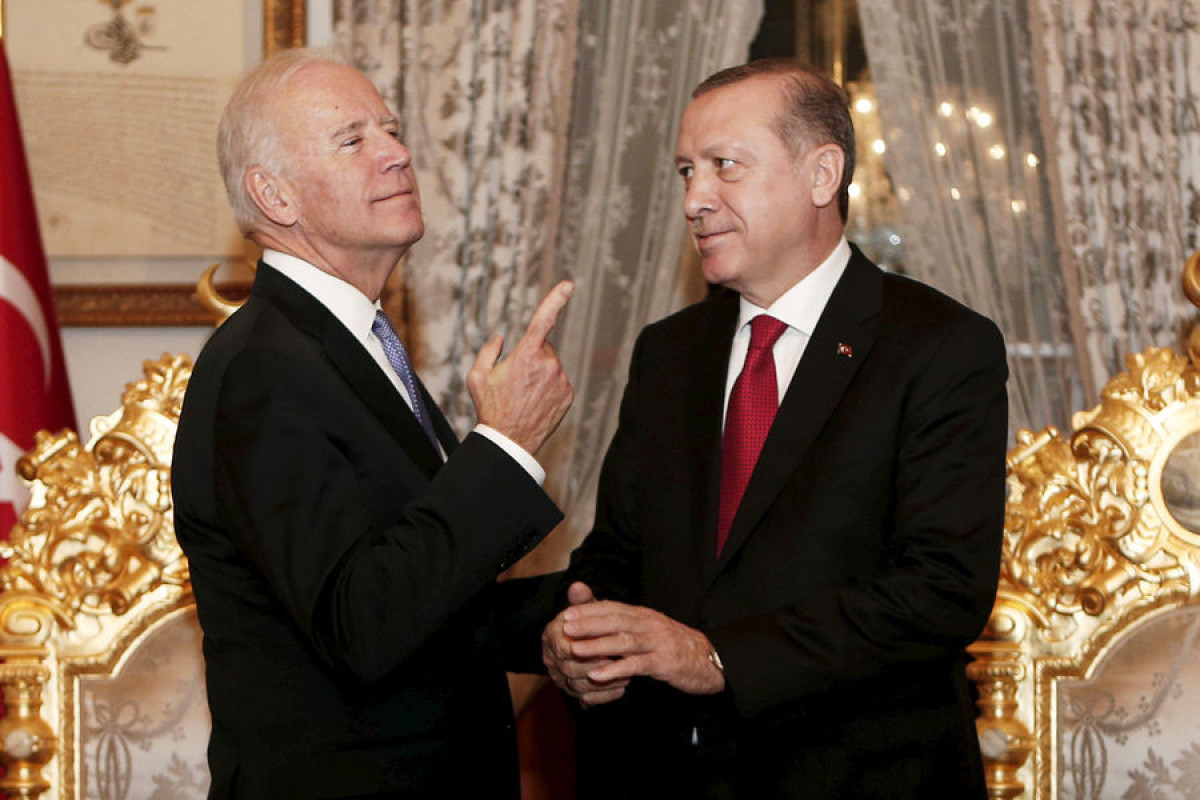 Президент США Джо Байден и турецкий лидер Реджеп Тайип Эрдоган