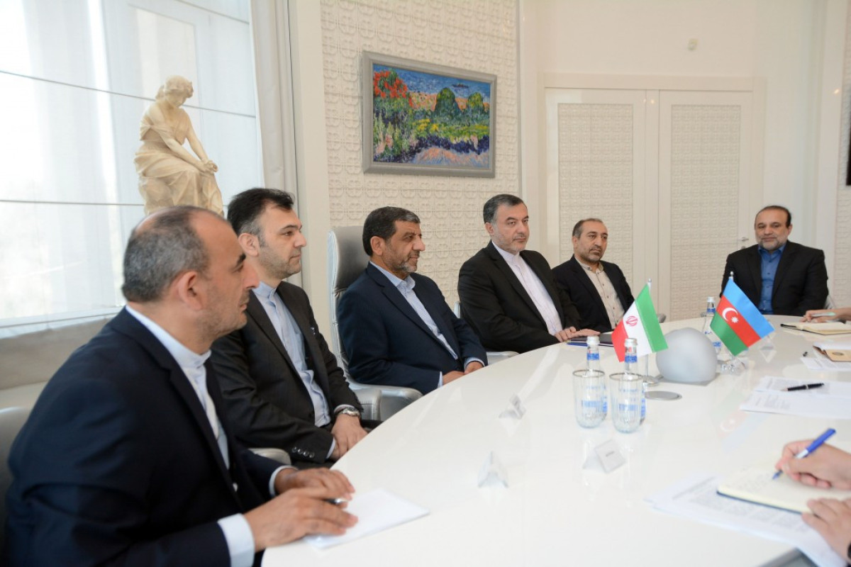 Встреча Анара Керимова с министром культуры Ирана Сеидом Иззатулахом Зергами