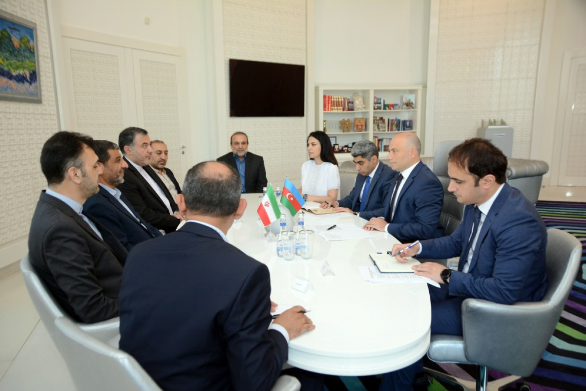 Встреча Анара Керимова с министром культуры Ирана Сеидом Иззатулахом Зергами