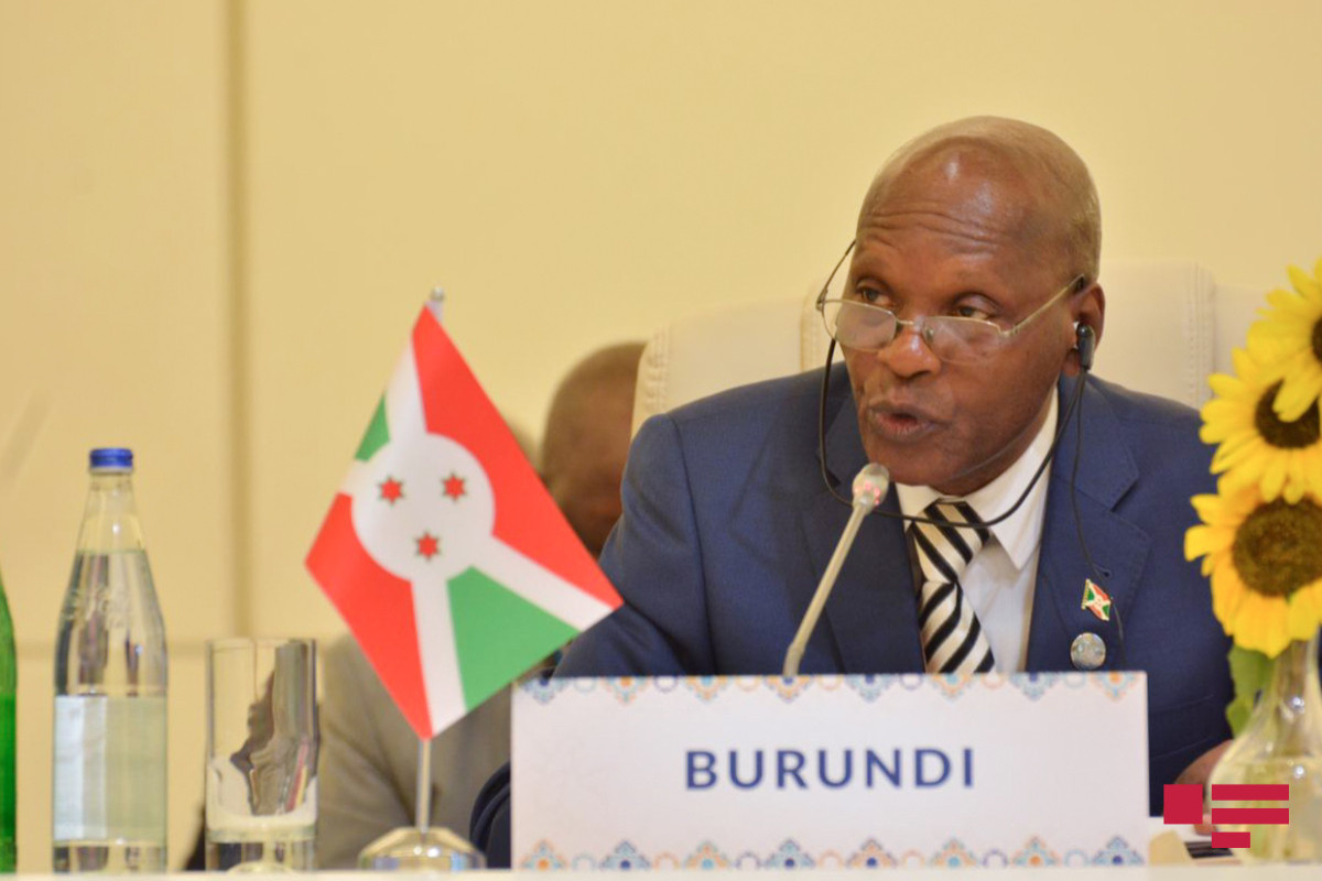 Burundi parlamentinin sədri: “Sülh və əməkdaşlığın təşviqi güclü öhdəlik tələb edir”