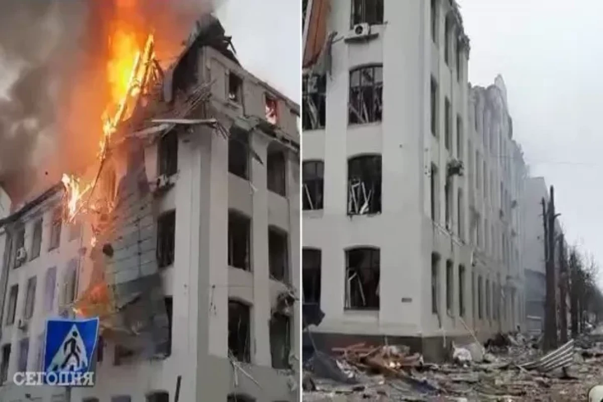 Son sutkada Xarkovda raket zərbələri zamanı ən azı 21 nəfər ölüb
