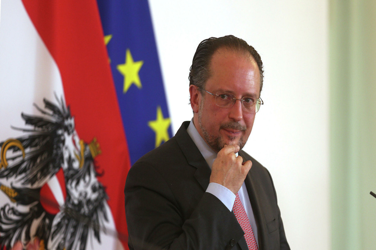 Austrian Foreign Minister Alexander Schellenberg