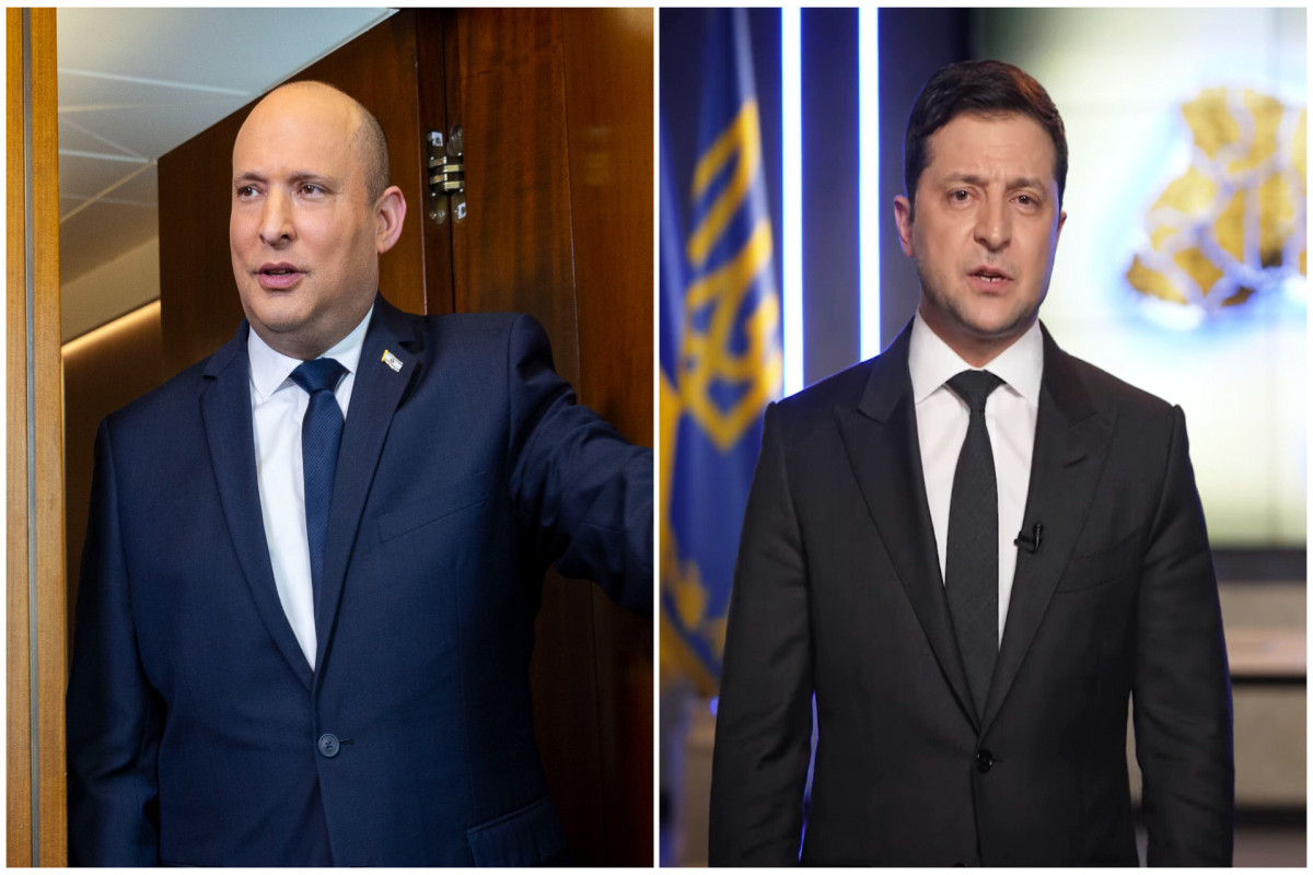Naftali Bennett, Volodimir Zelenski