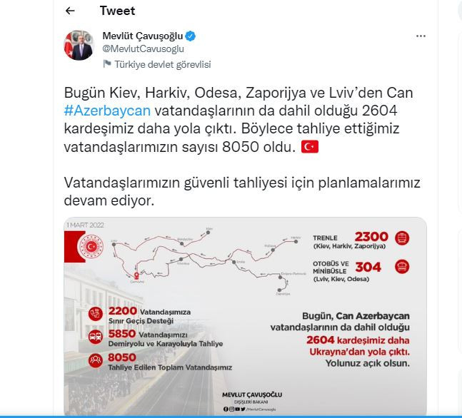 Türkiyə XİN: “Azərbaycan vətəndaşlarını da təxliyə edirik” - VİDEO 
