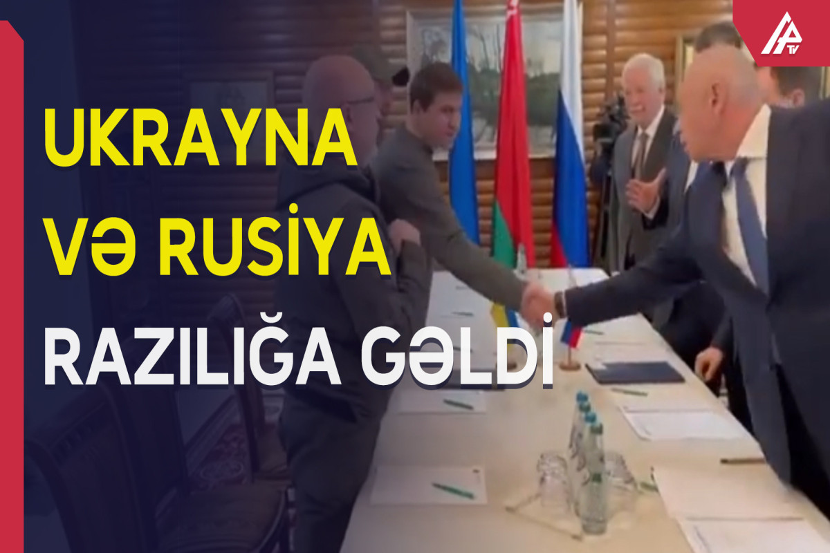 Ukrayna və Rusiya humanitar dəhliz üçün atəşkəslə bağlı razılığa gəlib  - VİDEO  - YENİLƏNİB 