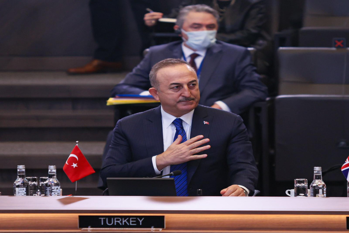 Çavuşoğlu NATO XİN başçılarının fövqəladə iclasında iştirak edib - FOTO 