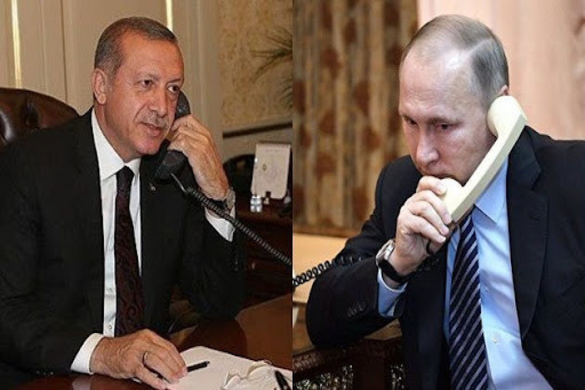 Türkiyə Prezidenti Rəcəb Tayyib Ərdoğan, Rusiya Prezidenti Vladimir Putinlə telefon danışığı