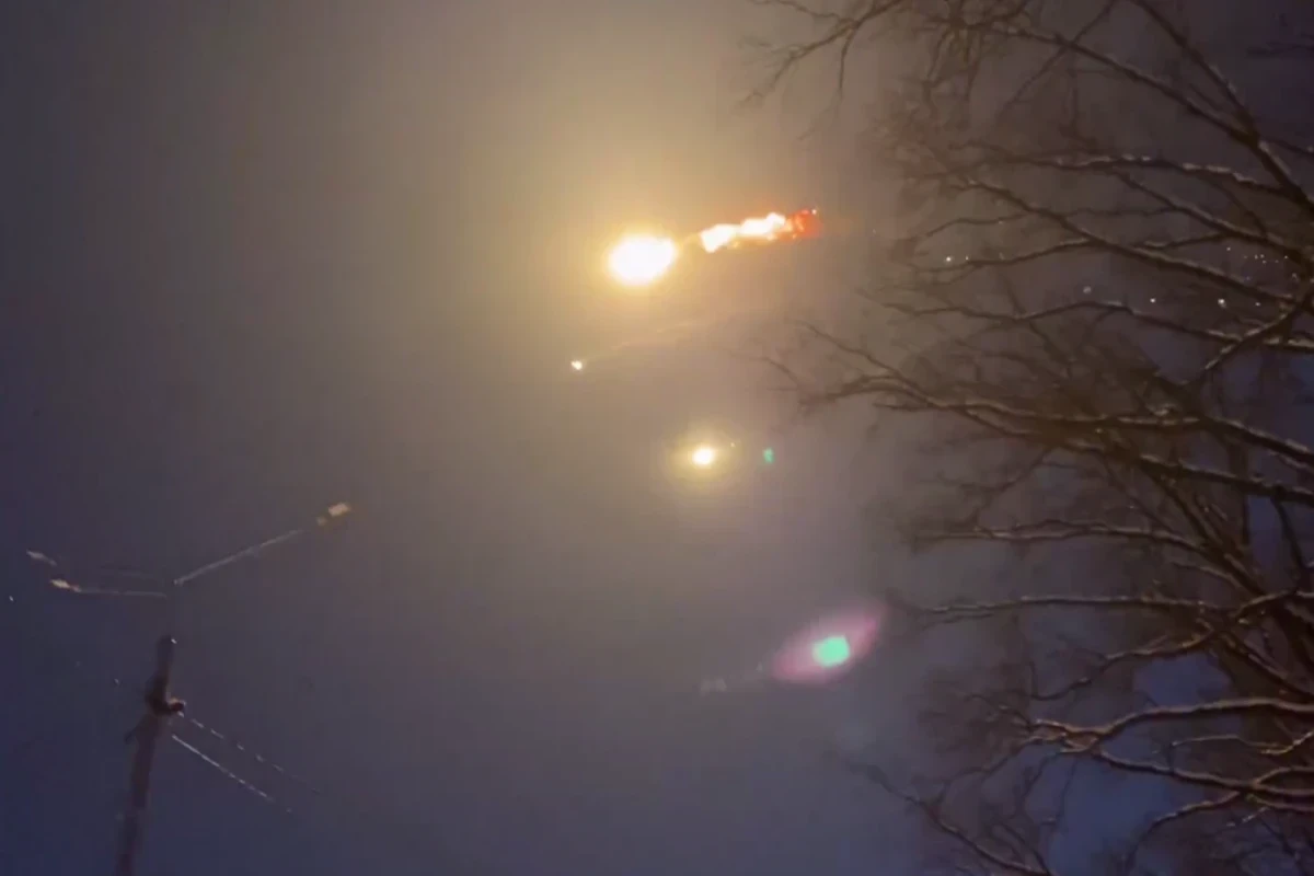 A Russian fighter jet was shot down over Kharkov-VIDEO 