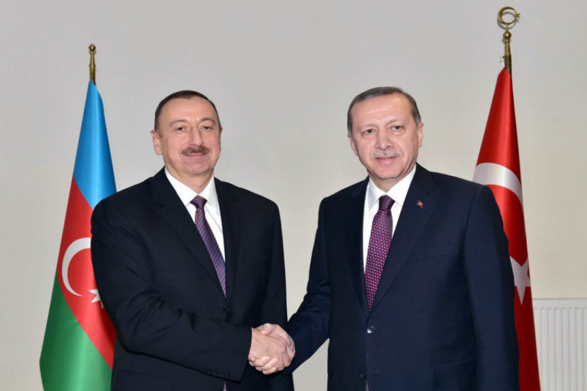 Azərbaycan Prezidenti İlham Əliyev və Türkiyə Prezidenti Rəcəb Tayyib Ərdoğan