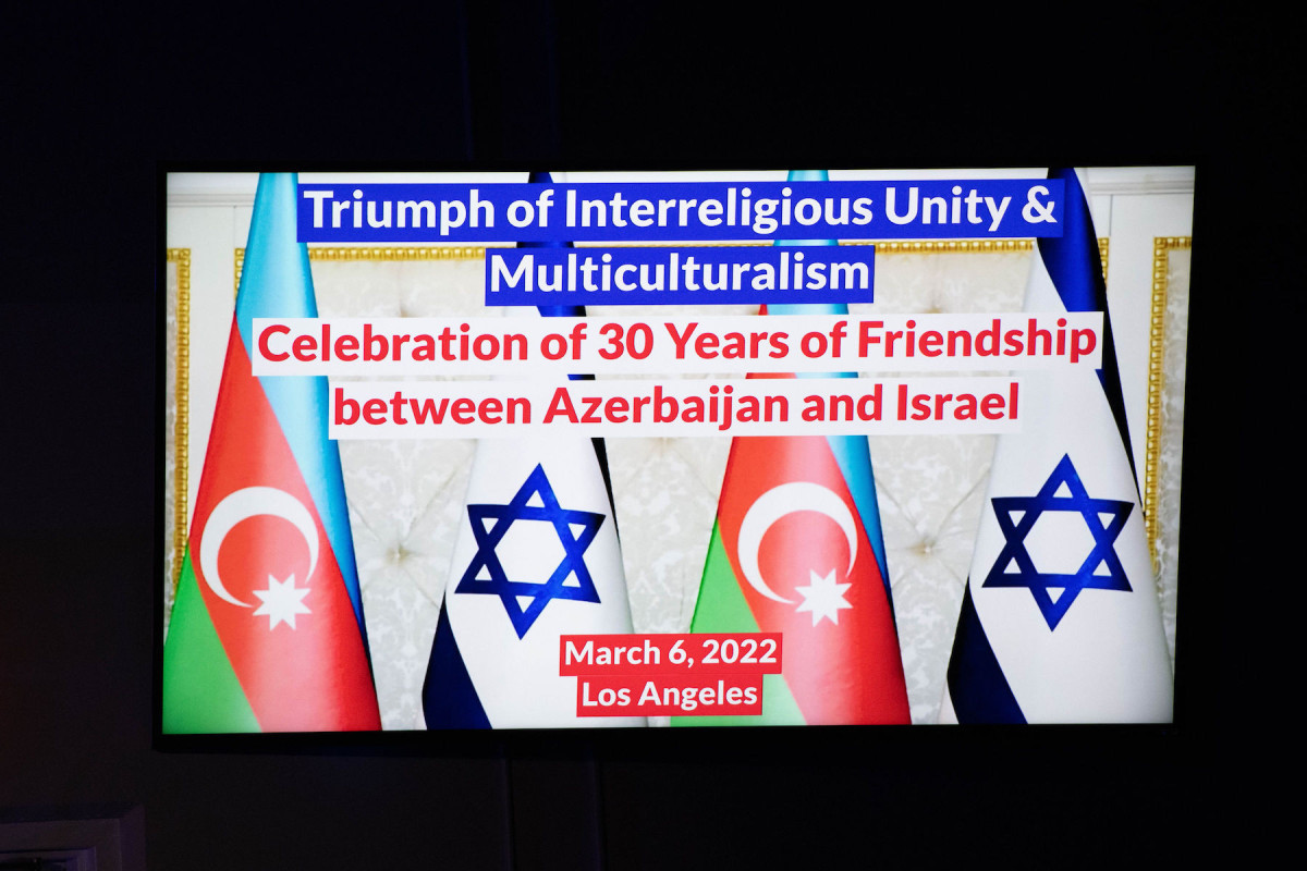 30th anniversary of Azerbaijan-Israel diplomatic relations celebrated in Los Angeles-VIDEO 