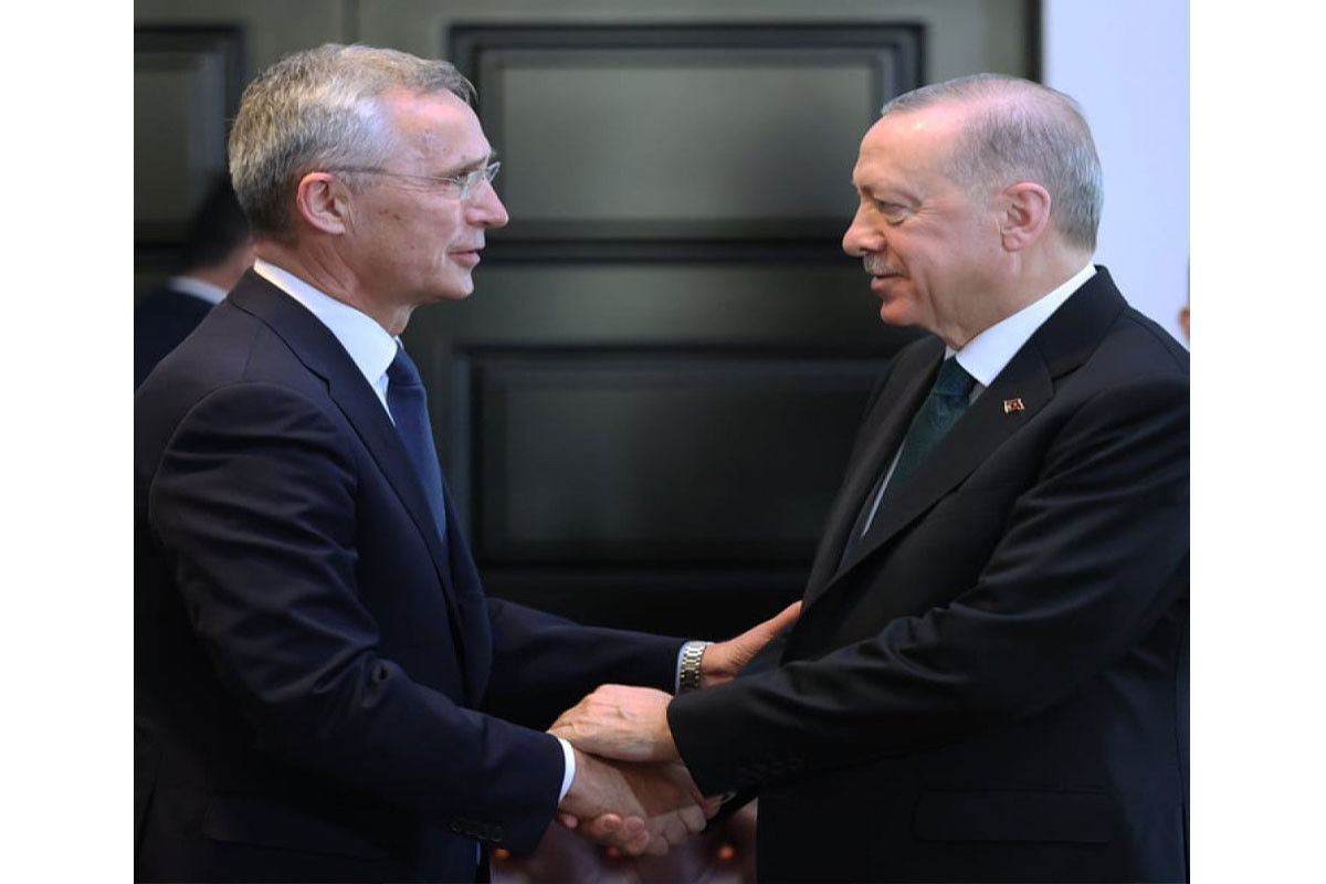 Türkiyə Prezidenti NATO Baş katibi ilə görüşüb