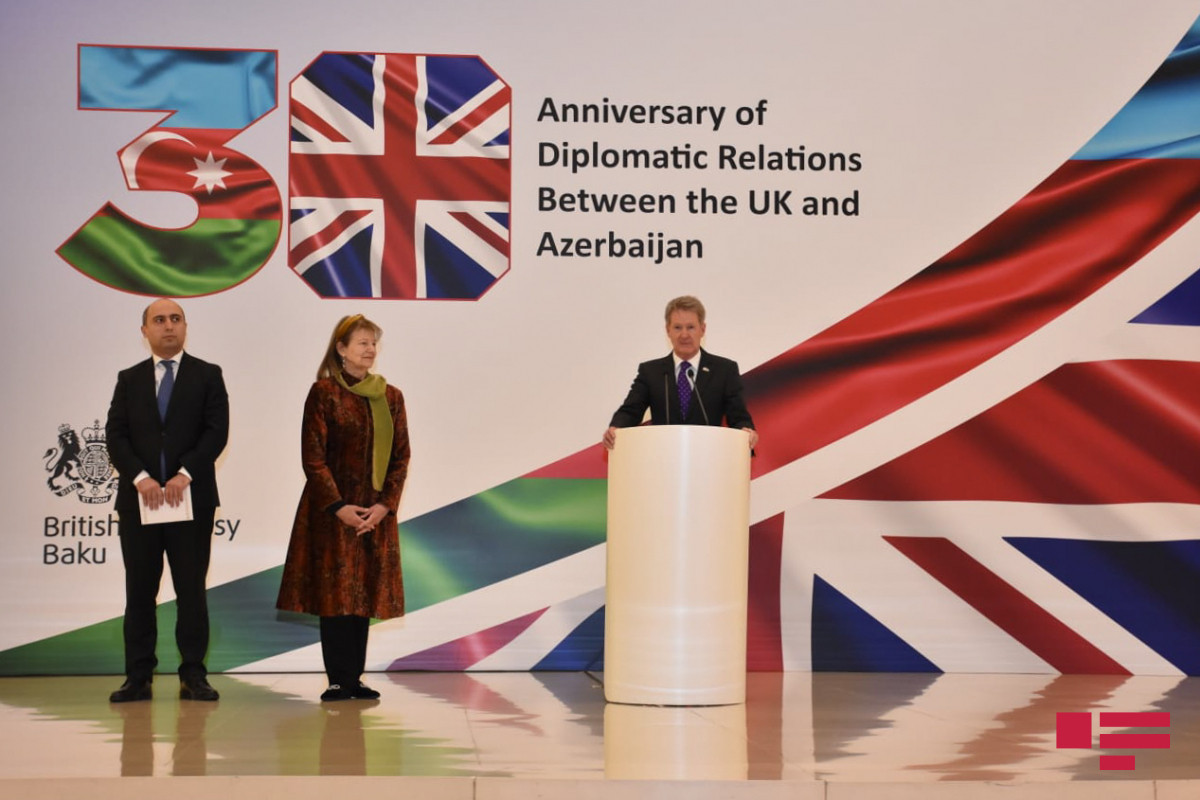 Azərbaycan-Britaniya diplomatik münasibətlərinin qurulmasının 30 illiyi qeyd olunub - FOTO 