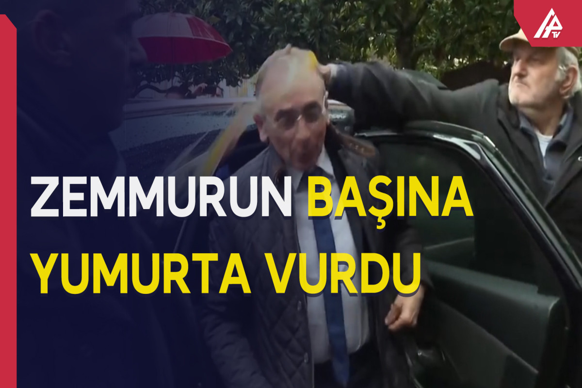 Fransa prezidentliyinə namizəd Zemmurun başına yumurta atılıb  - VİDEO 