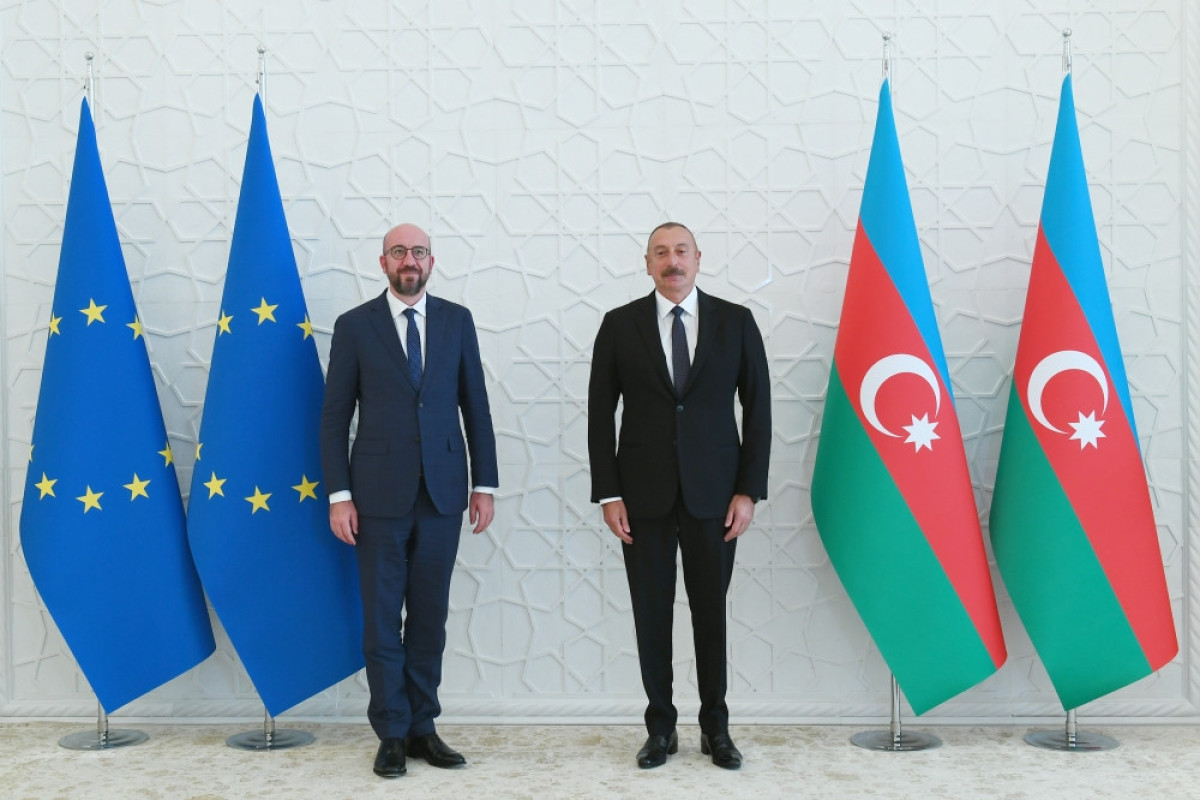 Şarl Mişel, Prezident İlham Əliyev