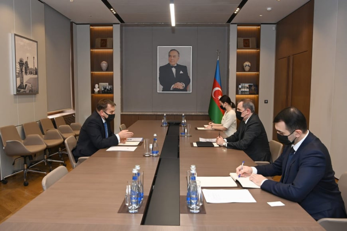 Ceyhun Bayramov Sloveniyanın qeyri-rezident səfirini qəbul edib - FOTO 
