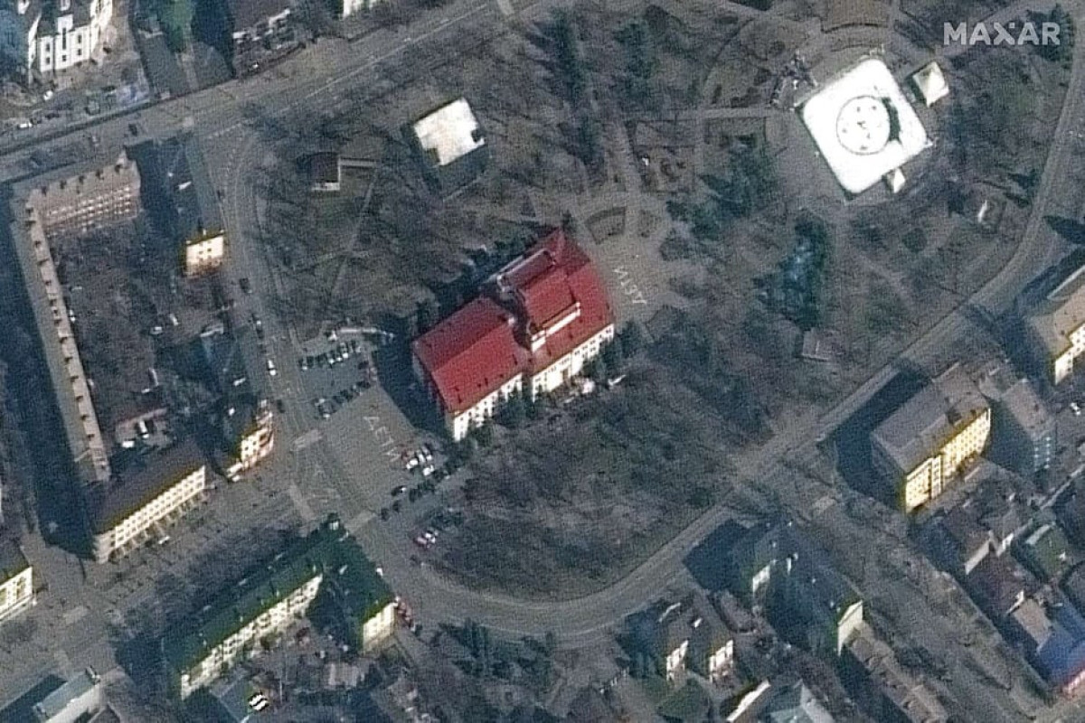 Mariupolda dram teatrının bombalanması zamanı binada 1200 nəfər olub - YENİLƏNİB 