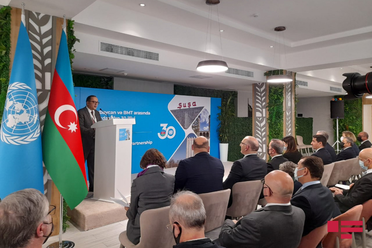 Şuşada Azərbaycan-BMT tərəfdaşlığının 30 illiyinə həsr olunmuş toplantı keçirilib - YENİLƏNİB 