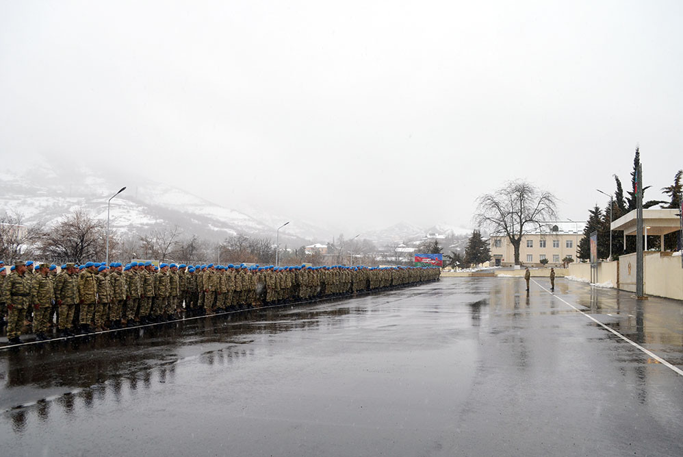 Азербайджан март. Chief of General staff of the Azerbaijan Army visited Military Units Stationed in liberated Territories.