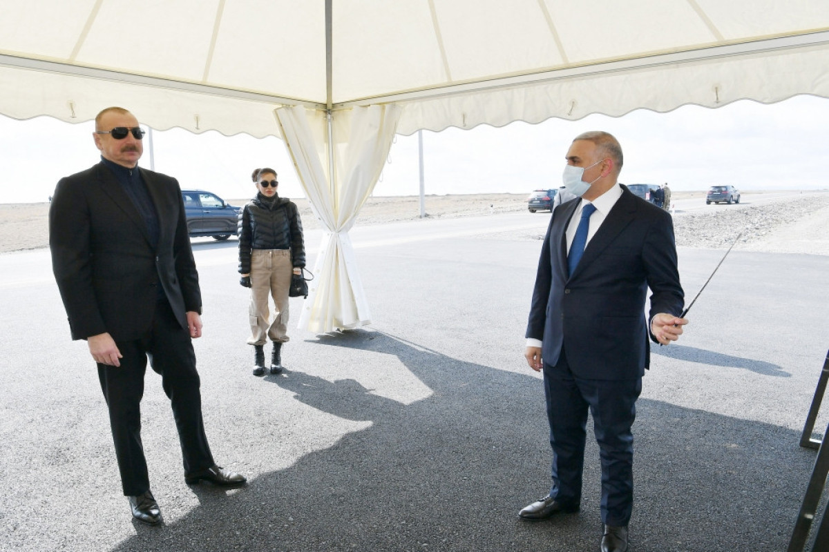 Prezident İlham Əliyev Suqovuşan qəsəbəsində