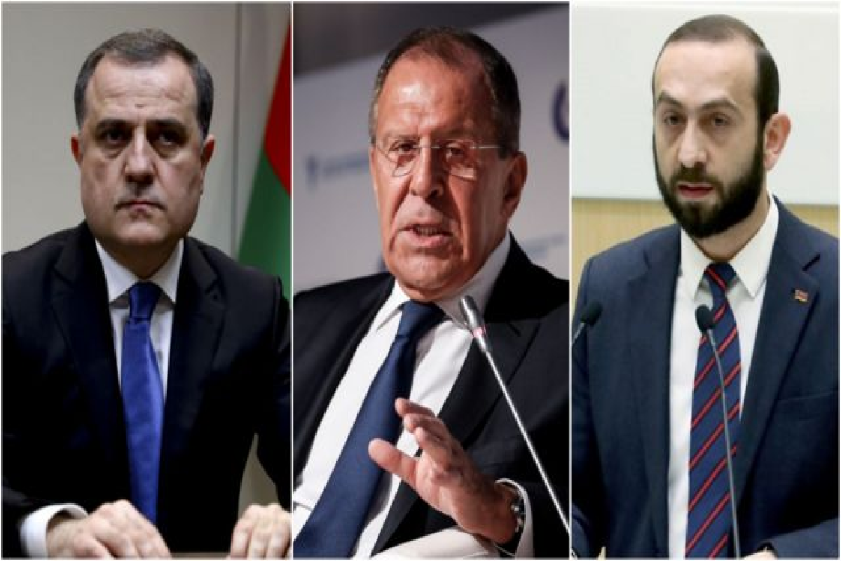 Jeyhun Bayramov, sergei Lavrov,  Ararat Mirzoyan