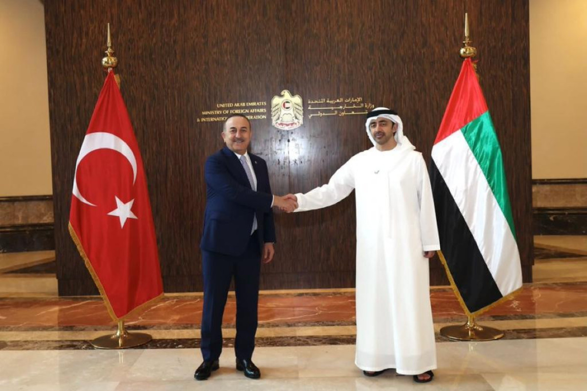 Mövlud Çavuşoğlu və Şeyx Abdullah bin Zayed