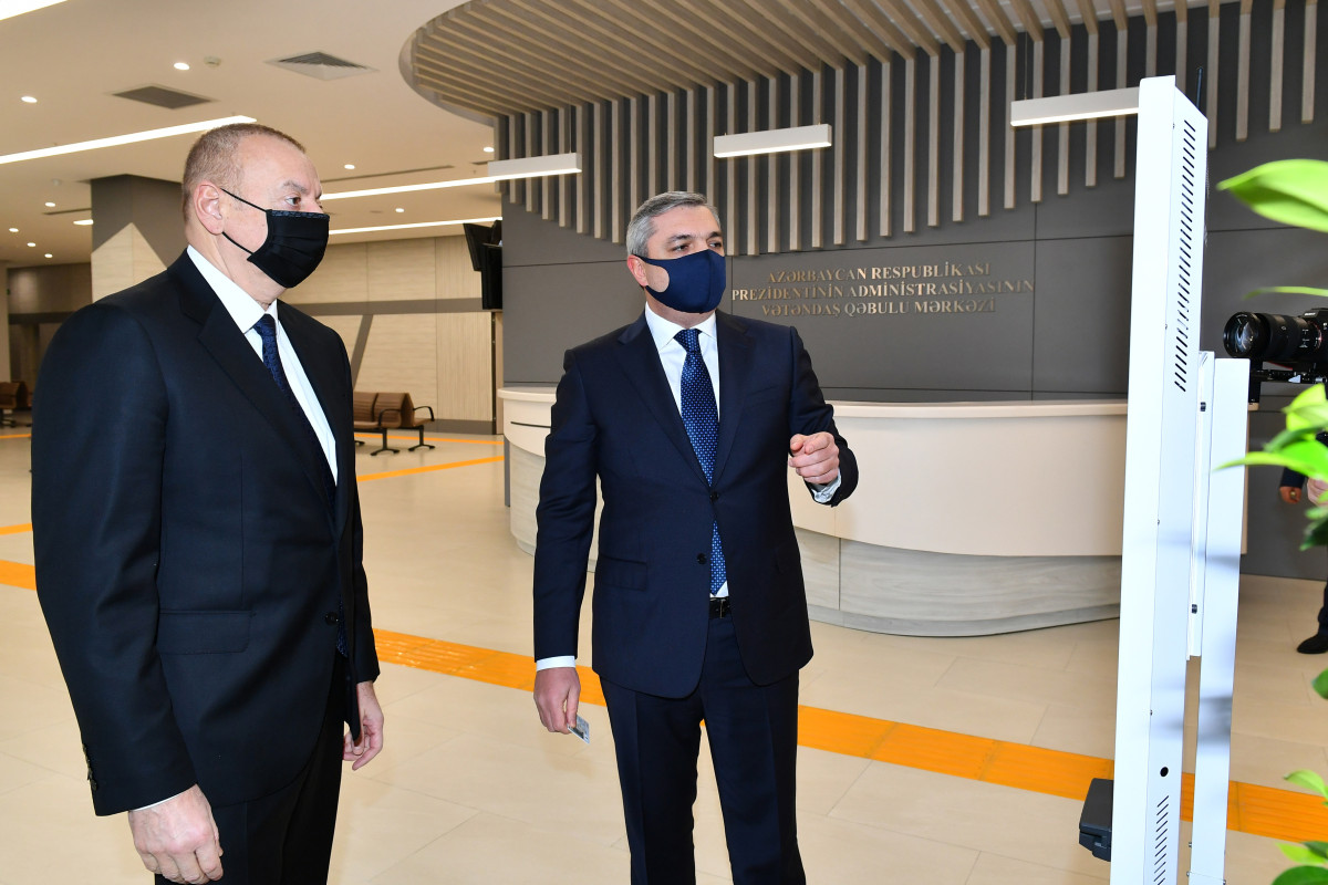 Prezident PA-nın Vətəndaş Qəbulu Mərkəzinin açılışında iştirak edib - FOTO  - VİDEO 