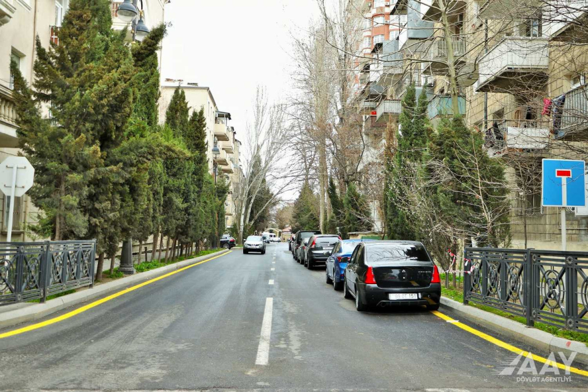 Bakının 13 küçə və prospektində bayram günlərində təmir aparılıb - VİDEO 