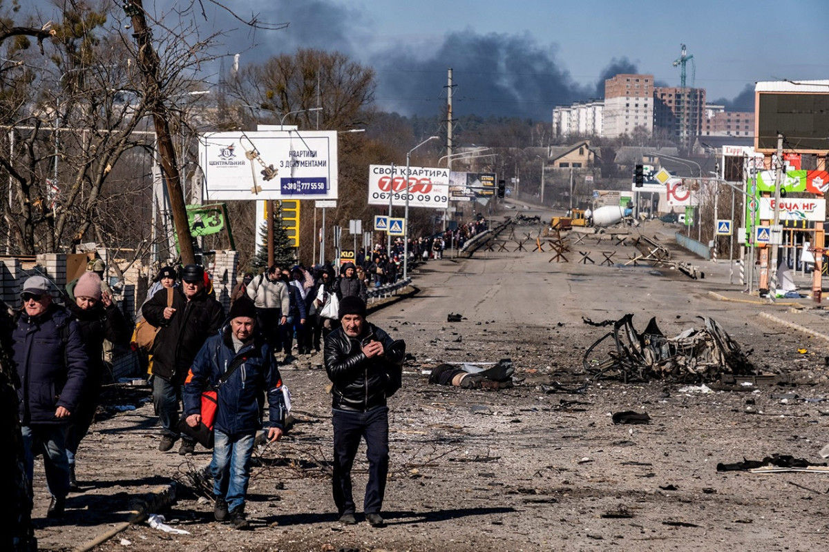 Ukrayna ordusu İrpin şəhərini işğaldan azad edib