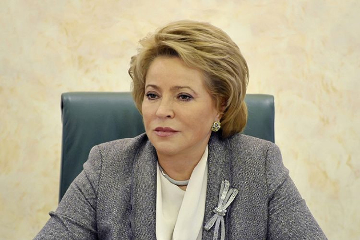Valentina Matviyenko, Chair of the Federation Council of the Federal Assembly of Russia 