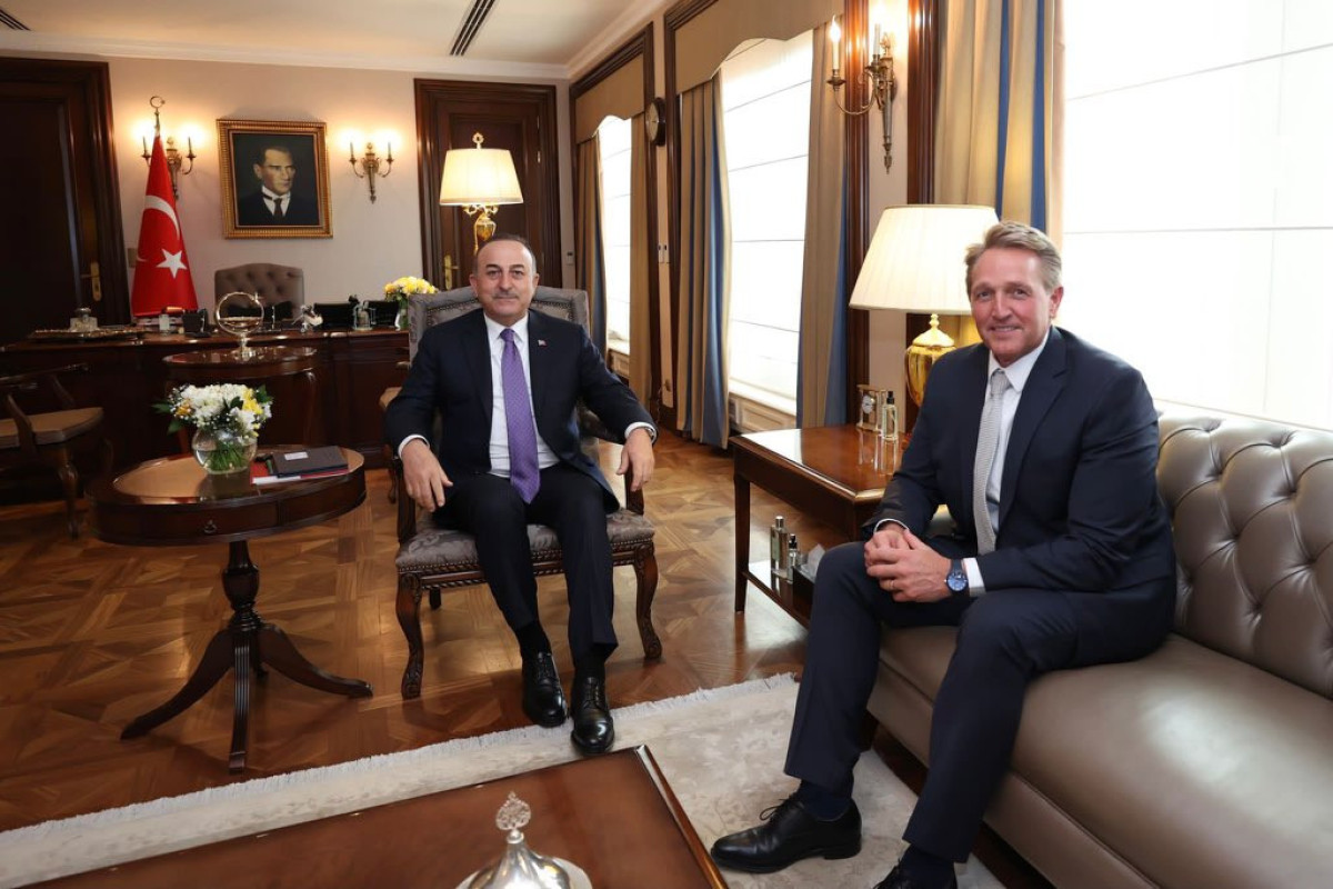 Çavuşoğlu ABŞ səfiri ilə görüşüb - FOTO 