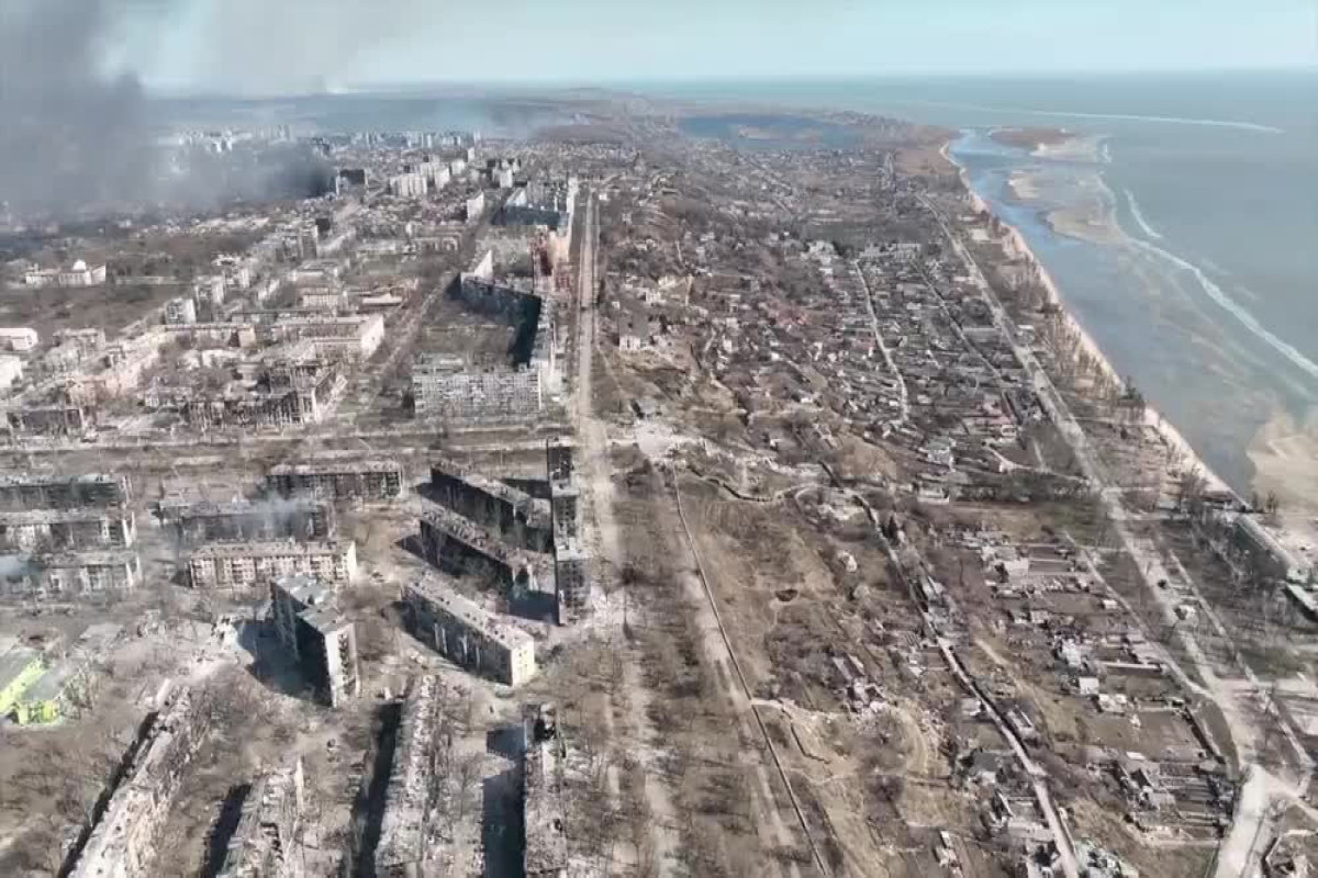 Rusiyanın məhv etdiyi Ukraynanın Mariupol şəhəri