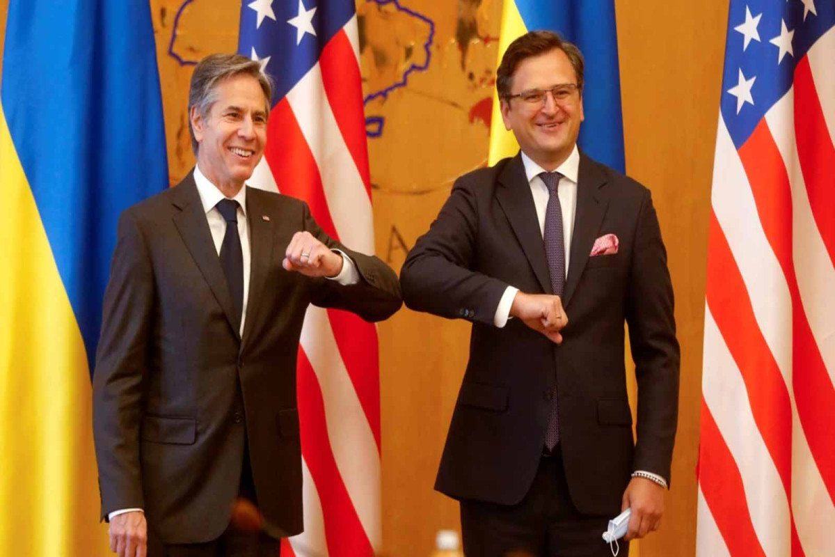 U.S. Secretary of State Antony Blinken and Ukrainian Foreign Minister Dmytro Kuleba