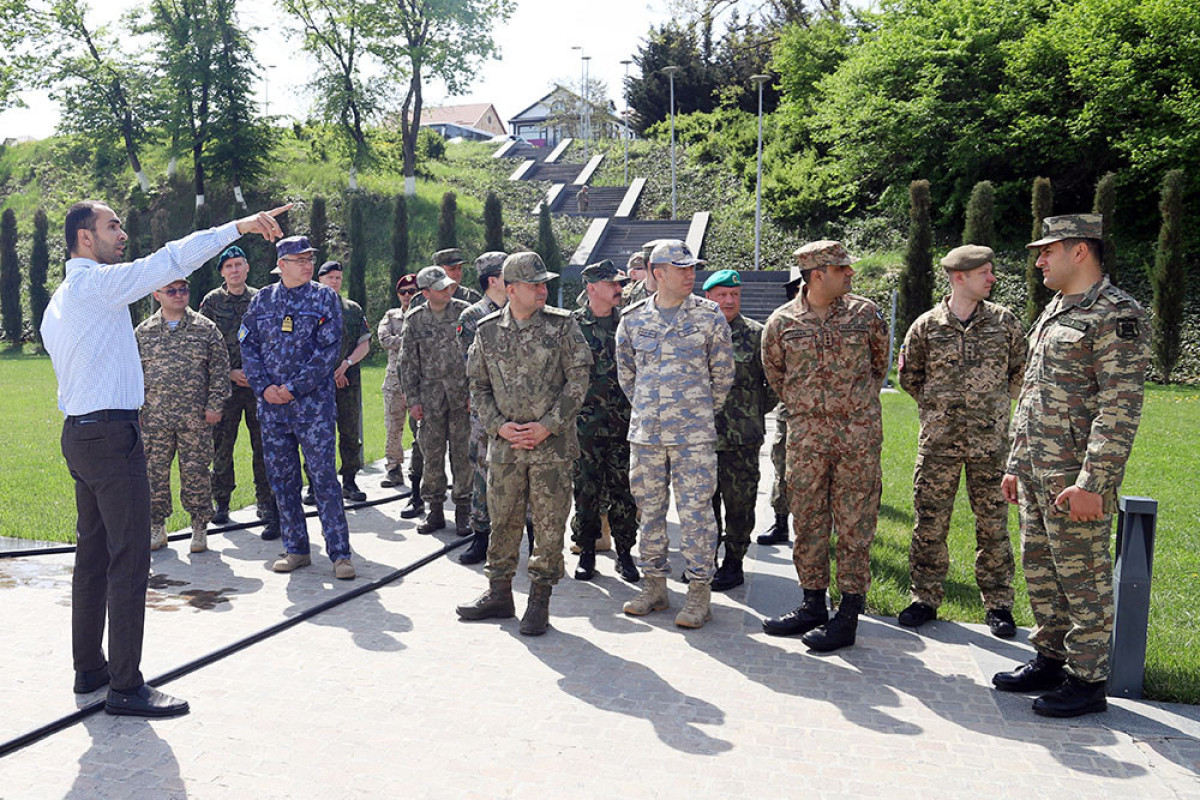 Military attachés visited a military unit