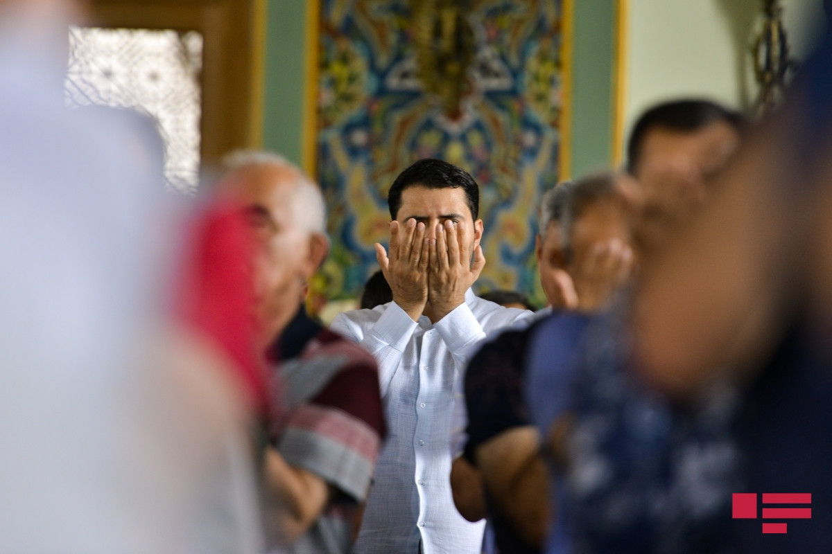 Ramadan holiday prayer performed in Azerbaijan