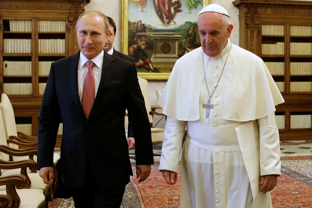 Putin, Roma Papası