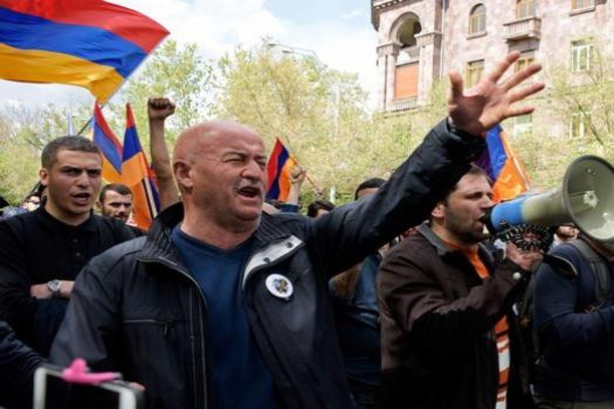 Акция протеста в Армении