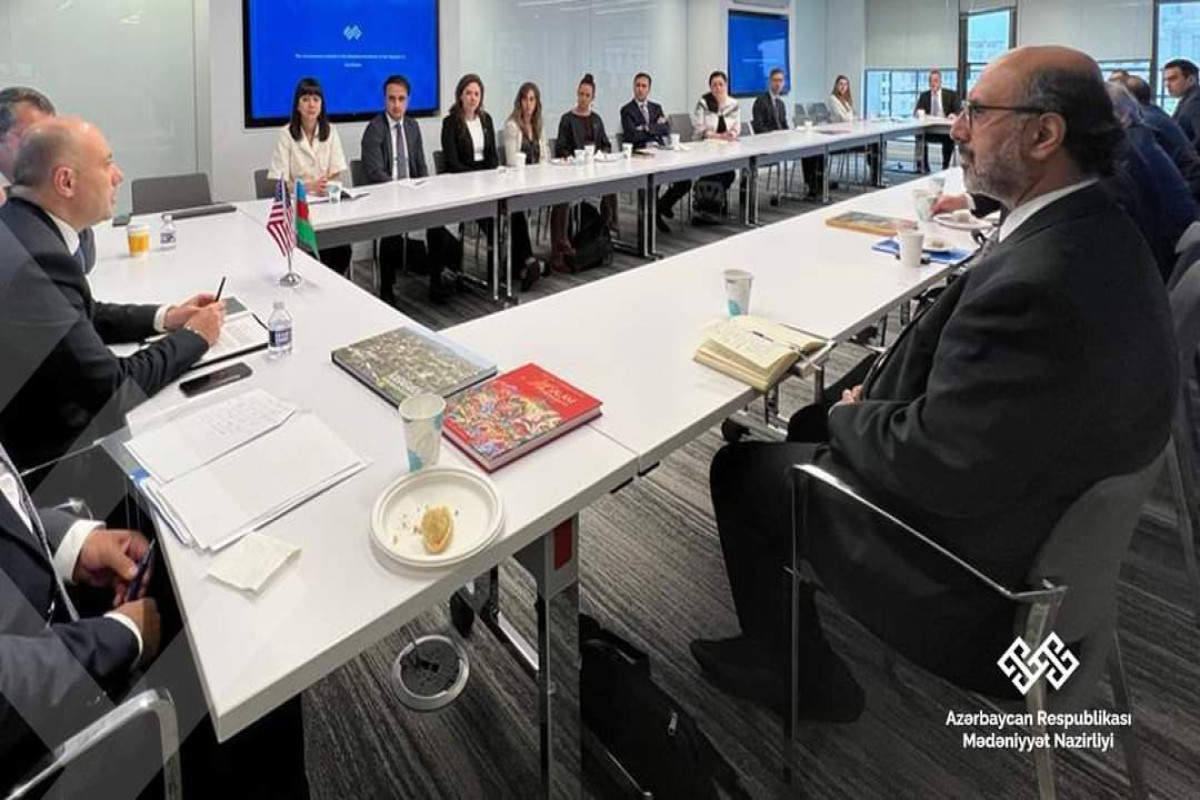 Azerbaijani Minister of Culture met with representatives of leading think tanks in the United States-PHOTO 