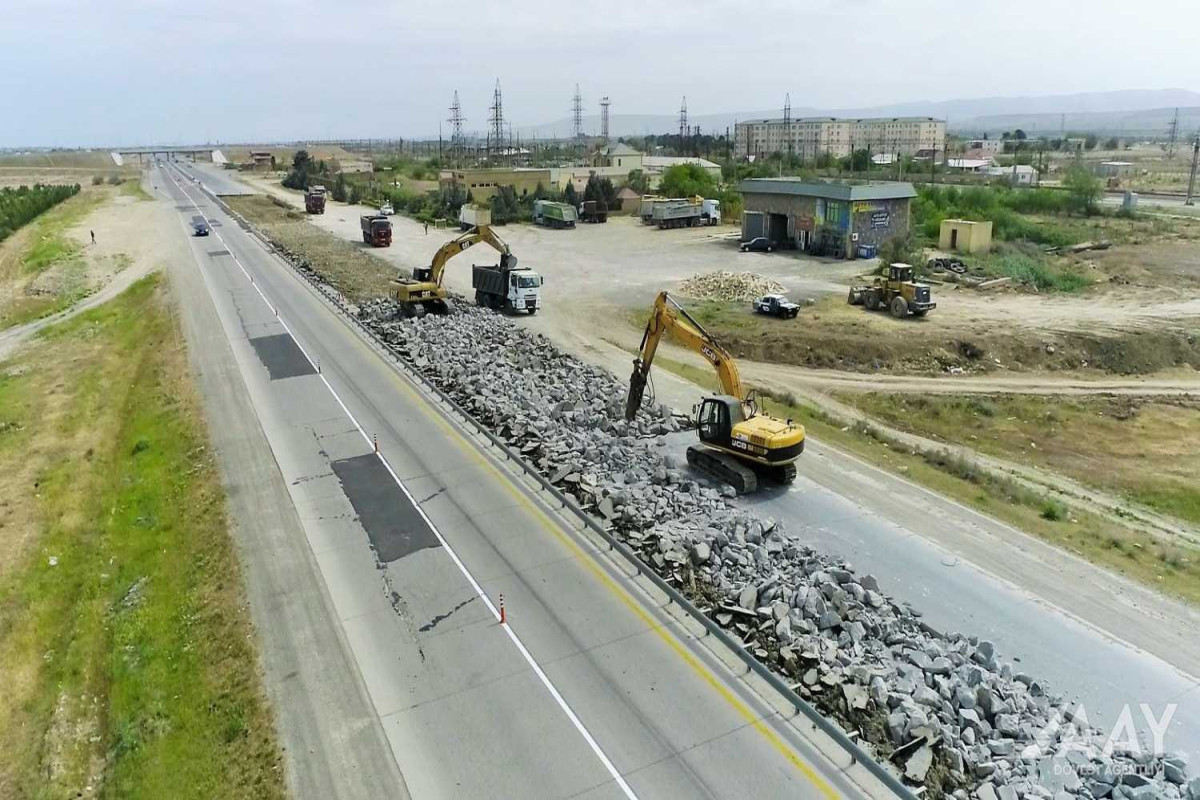 Bakı-Quba-Rusiya yolunda əsaslı təmir-bərpa işlərinə başlanılıb - FOTO - VİDEO 
