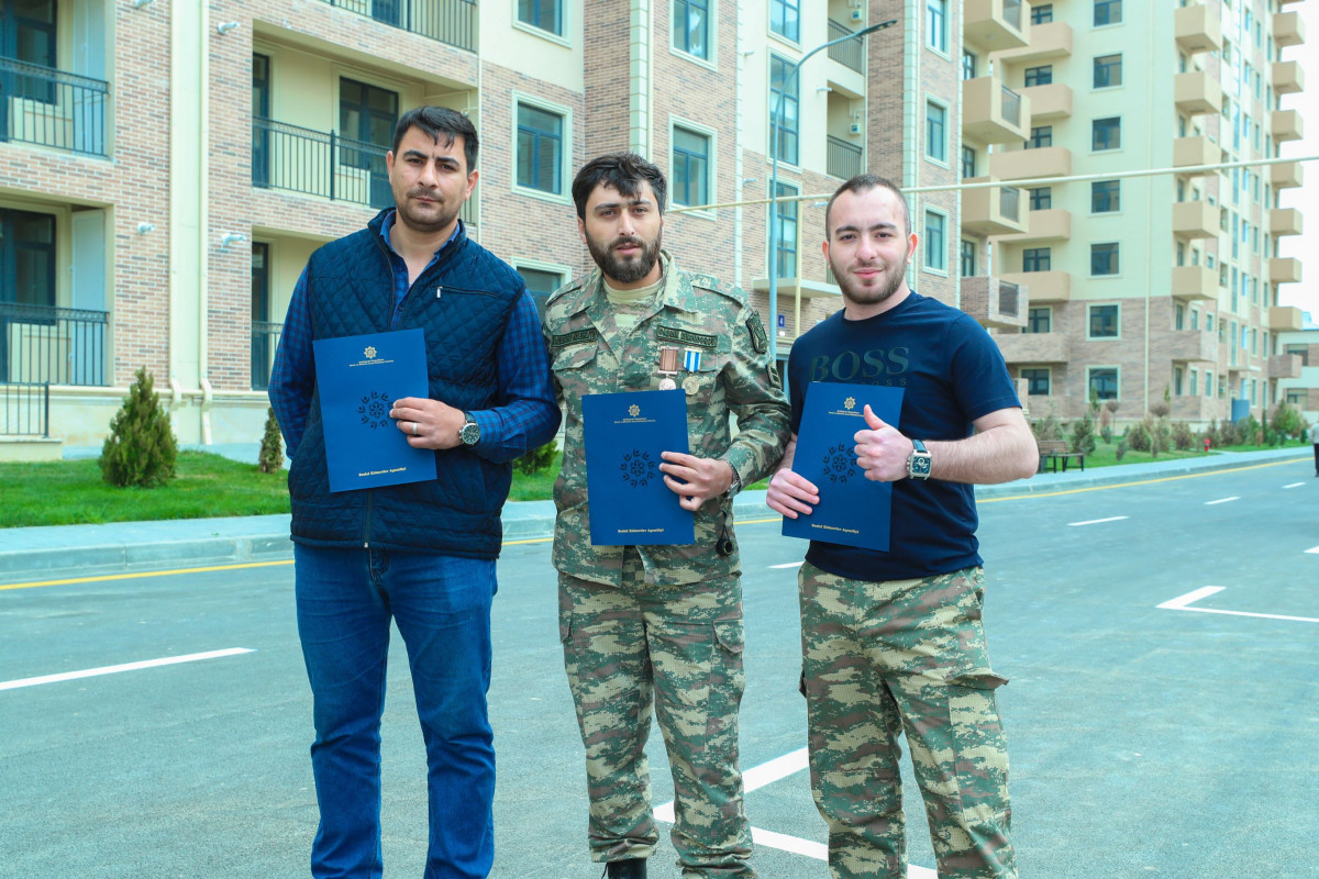 Семьям шехидов и инвалидам войны предоставлено 200 квартир в новом жилом комплексе